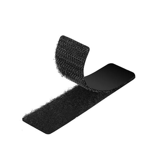 15 Sets Strips with Adhesive Heavy Duty - Strong Double Sided Tape with Hook and Loop - 1 x 4 Inch