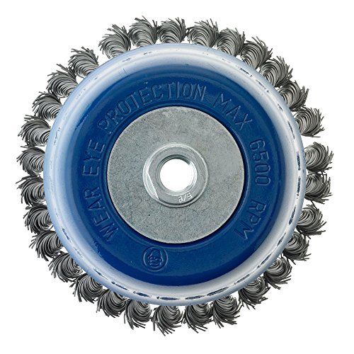 Mercer Industries 189050 Topfbürste mit Knoten, 15,2 cm x 1,6 cm - 11, robust, für Winkelschleifer