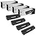 LD Compatible Toner Cartridge Replacement for HP 78A CE278A (Black, 4-Pack)