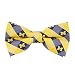 Michigan Wolverines Checked Logo Bow Tie - NCAA College Team Logo