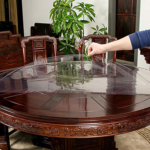 Nappe de table transparente anti-choc protège-table en verre