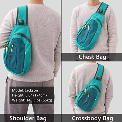 image for TITECOUGO Small Sling Bag Lightweight Crossbody Bag for Women Men Hiki