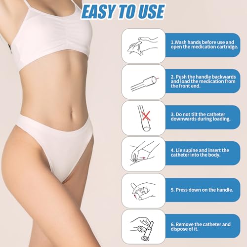 30 Stück Vaginal Applikator für Vagisan Milchsäure Zäpfchen - Hygienische Gewinde Applikatoren aus PP-Material 13.5cm, Gleitgel-Spritze für Die Meisten Zäpfchen, Einweg Applikator für ca. 1cm Kapseln