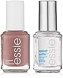 essie Speed Setter Top Coat & Nail Polish Kit, Clothing Optional,