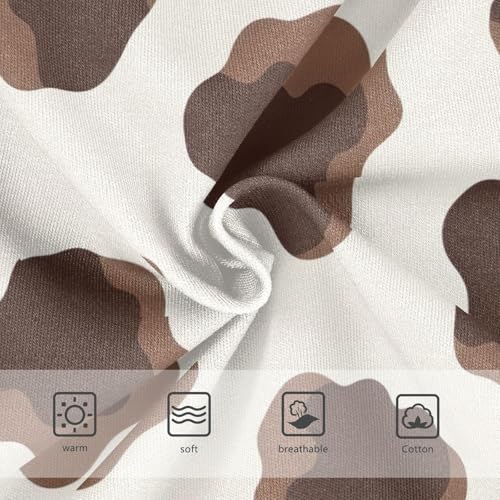 Toddler Briefs, Brown Leopard Girls' Cotton Brief Underwear, 2–8 Years3