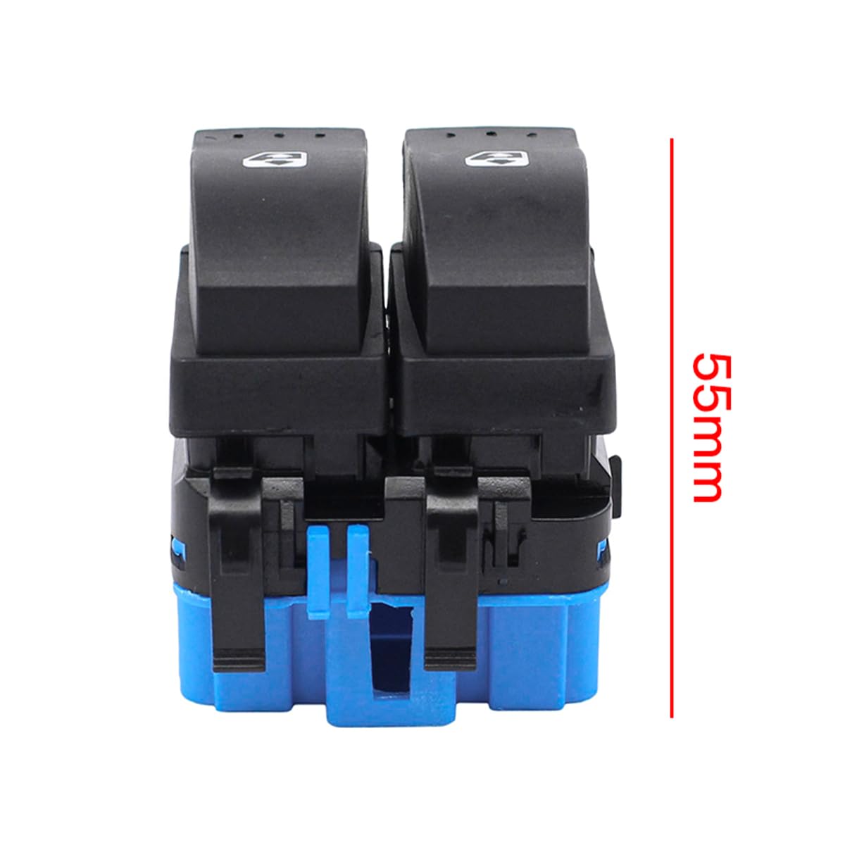 Interruttore alzacristalli elettrico anteriore adatto per Renault Trafic Master compatibile con Nissan NV400 Primastar Opel Vivaro 8200108269 93858938 4417286