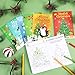 48PCS Christmas Activity Books for Kids Winter Holiday Coloring Books Xmas Fun and Games Activity Books Challenging Activities Include Mazes Find Difference for Party Classroom Gifts Bag Stuffers