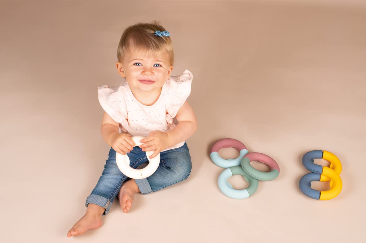 Gioco Di Forme Little Smoby, Per Bambini Da 12 Mesi, 8 Forme Geometriche Da Incastrare E Impilare, Con Maniglia, Prodotto In Francia