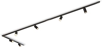 CALEX Tracklight, 3M, 6 GU10 Spots, Matt Black