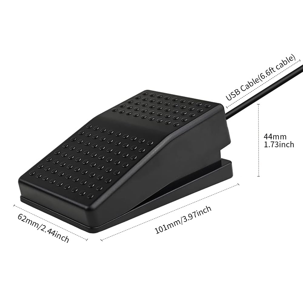 Snapklik.com : PCsensor Foot Pedal Switch USB PC Program Hot Key Foot ...