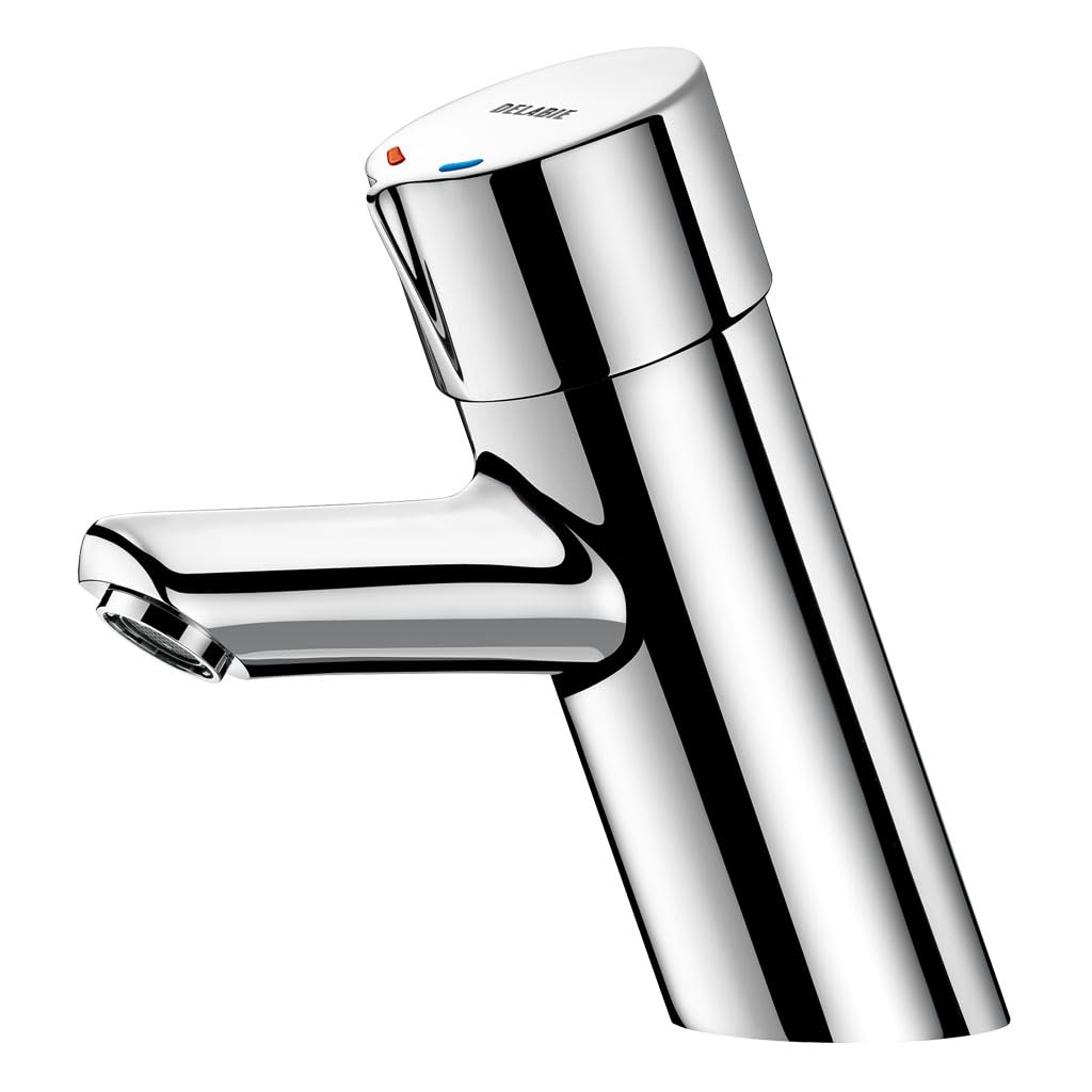Mitigeur de lavabo temporisé Tempomix DELABIE F3/8 + robinet d'arrêt - 795000