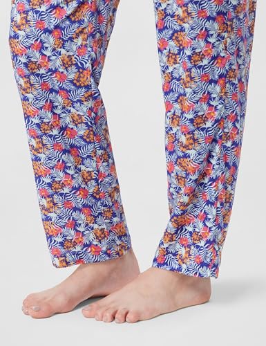 Image of Van Heusen Women's Printed Lounge Pants | Drawstrings & Side Pockets | Ultra Soft Fabric | Relaxed Fit | At home pyjamas | Everyday Comfort | Printed | Style 55306 | Available in Pack of 1 & 2