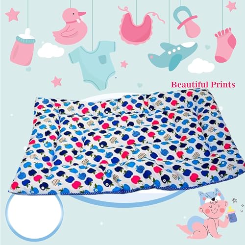 Image of Toddylon Flat Bed Baby Bed Bedding Set for New Born Mattress with Mosquito Net | Carry Bag|Essentials Combo (0-6 Months) (3PCS Set)