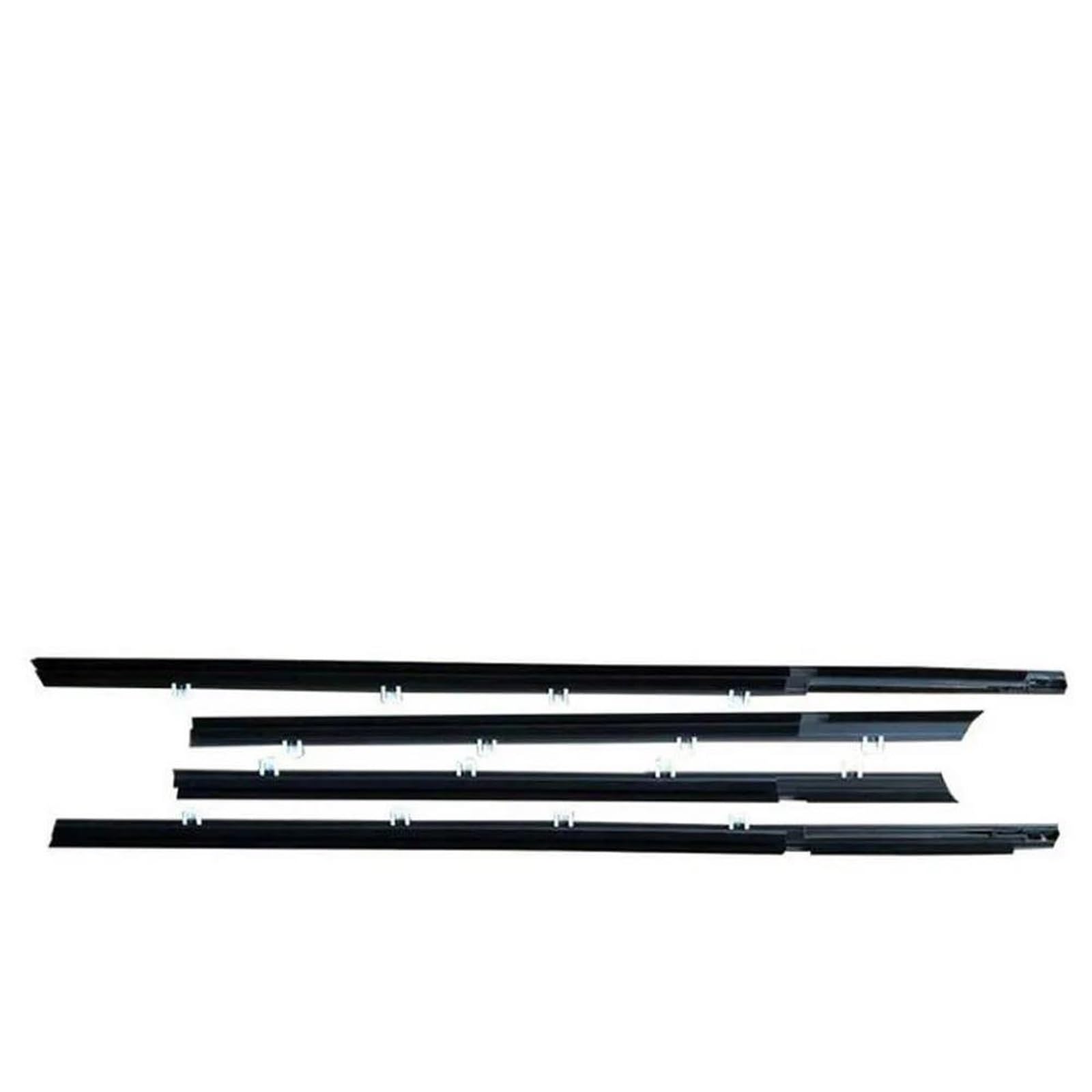 Ujnheq Color 12-15 Car Weatherstrip Window Moulding Trim Seal Belt Exterior Styling 4Pcs For Civic 8Th 9Th 10Th 06-11 12-15 16-19 Insulation Seal(Color 12-15)