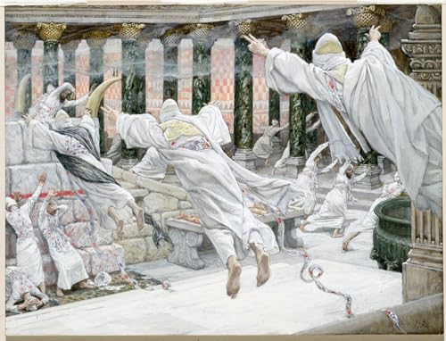 Les morts apparaissent au temple de Jacques toile murale abstraite salon