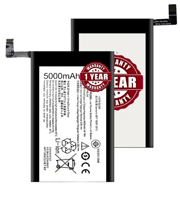 Image of Original BL244 Battery Compatible for Lenovo Vibe P1 (P1c58, P1a41) | Vibe P1 Turbo (P1a42, P1c72) | Vibe P1 Pro - (5000mAh) - 1 Year Warranty JK1