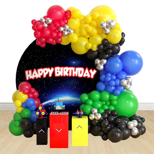 Decoración de Cumpleaños con Globos de Videojuegos Decoraciones para Fiestas Temáticas de Juegos Suministros para Fiestas de Cumpleaños