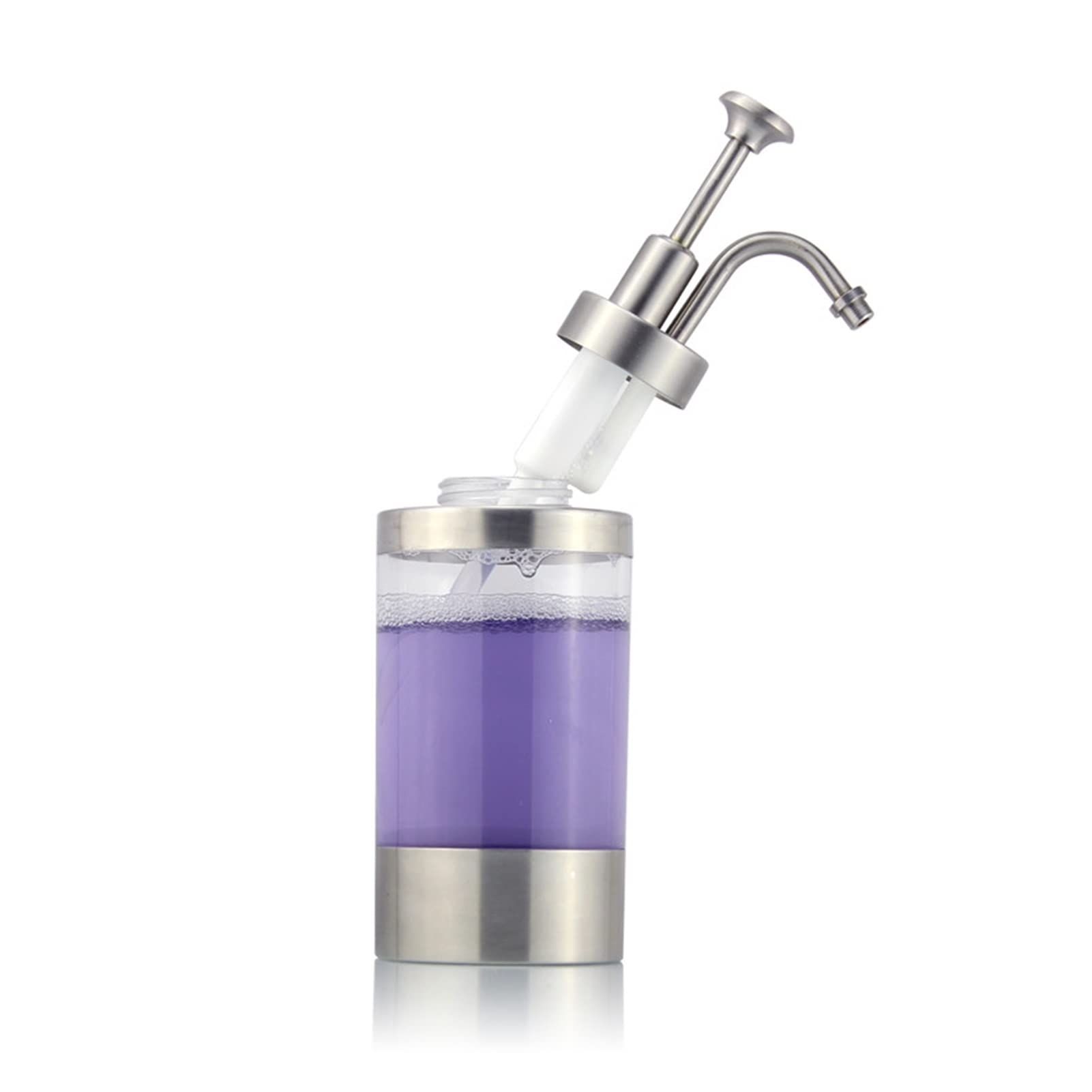 Distributore di Sapone Liquido in Acciaio Inossidabile 304 Spazzolato, Pompa, Accessorio da Cucina, Decorazione per la casa