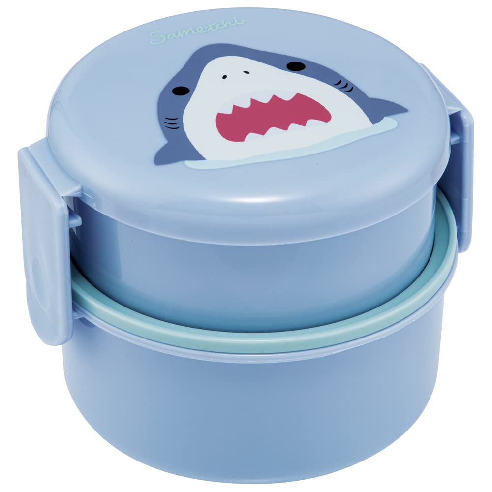 さっちゃ Amazon｜スケーター(Skater) 弁当箱 サメッチ 500ml 2段 丸型 抗菌