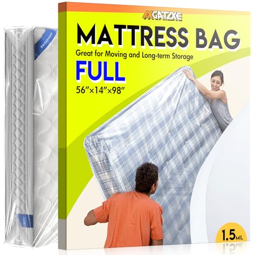 Plastic Mattress Bag for Moving Storage Full Size (1.5MIL)