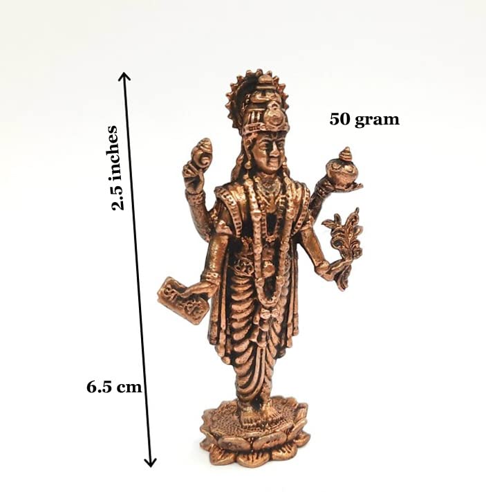 Image of Copper Idols of God Dhanvathri