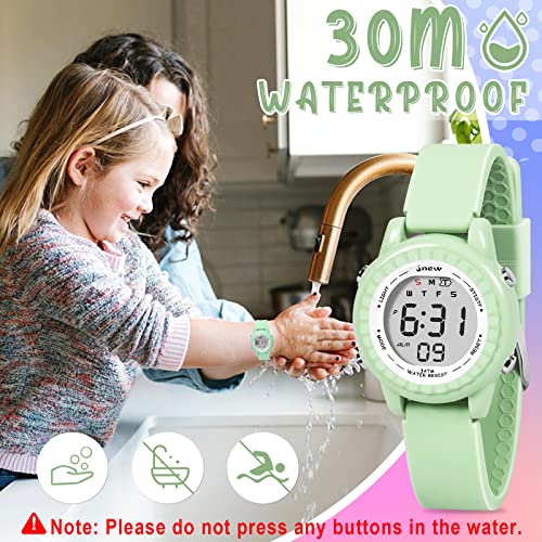Dodosky Gifts For 5-13 Year Old Kids, Watch For Toddler & Watches For Kids 3-12 Toys For 3-11 Year Old Girls Birthday Presents For Kids Age 5-11 Xmas Stocking Stuffers For Girls - Ice Cream Green #TOP4