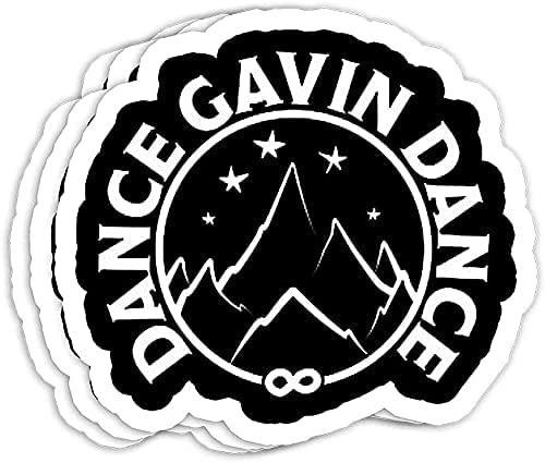 Dance Gavin Dance Graphic Design Gift Decorations - Decals Stickers for Laptop Window Helmet Water Bottle Vinyl Sticker,Funny Sticker, Gift Sticker