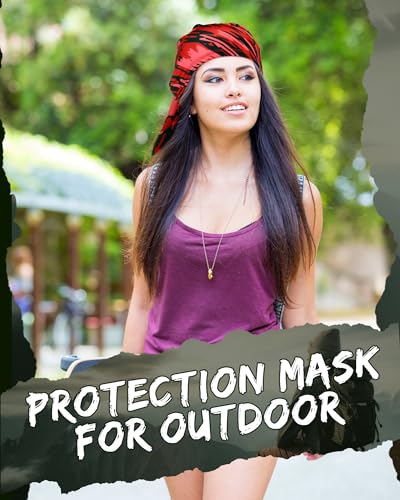 Image of Cuffbow 12 Pack Men Balaclava Neck Gaiter Cooling Breathable Face Mask UV Protection Scarf Hiking Bandana for Men /Women