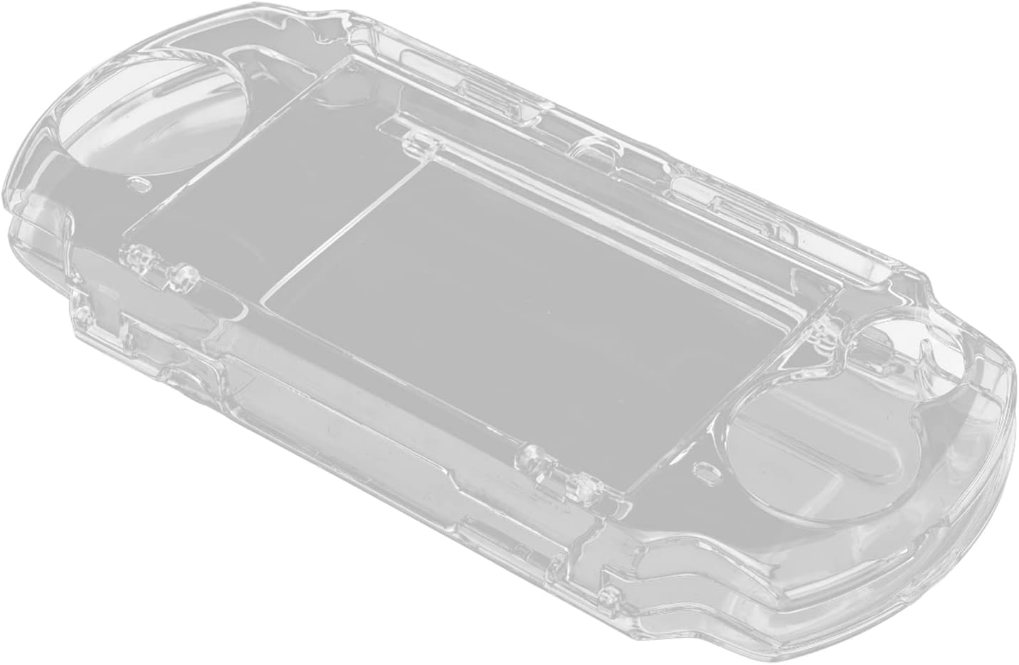 Protective Case, Universal Protective Case Psp Case Psp Accessories with Film Holder for PS Elegant Prevents Slipping Transparent Shockproof Protective Shell