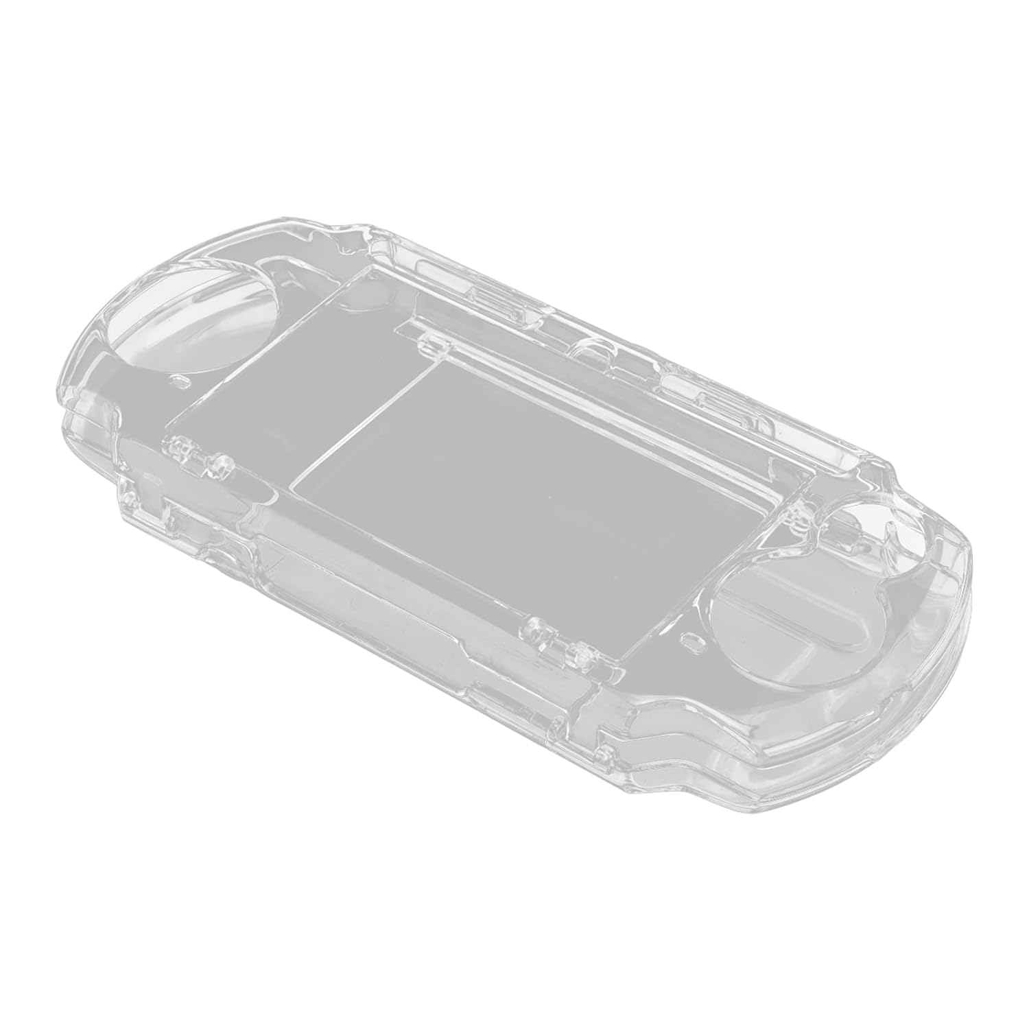 Protective Shell, Accessories Universal Protective Case Transparent Game Console Shell with Movie Bracket for PS Stylish Prevent Slipping Shockproof Transparent Protective