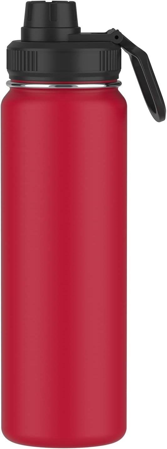 GLACIER FRESH Sports Stainless Steel Vacuum Insulated Flask, 0.76L, Red