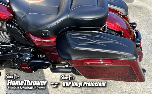Cubiertas Premium Flame para Tapa de Alforjas Harley Davidson miniatura 4