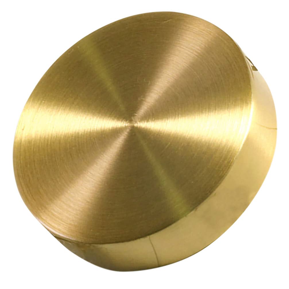 Weights - cm | Brass Round Block Paperweight Chinese Calligraphy Painting Paperweights Pressing on Paper for Panting Writing Sumi Drawing 4cm Golden-image-46
