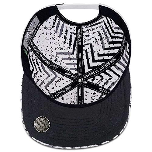 Boné MXC BRASIL Aba Reta Snapback Ajustável No Grab Tamanho:Único;Cor:Cinza
