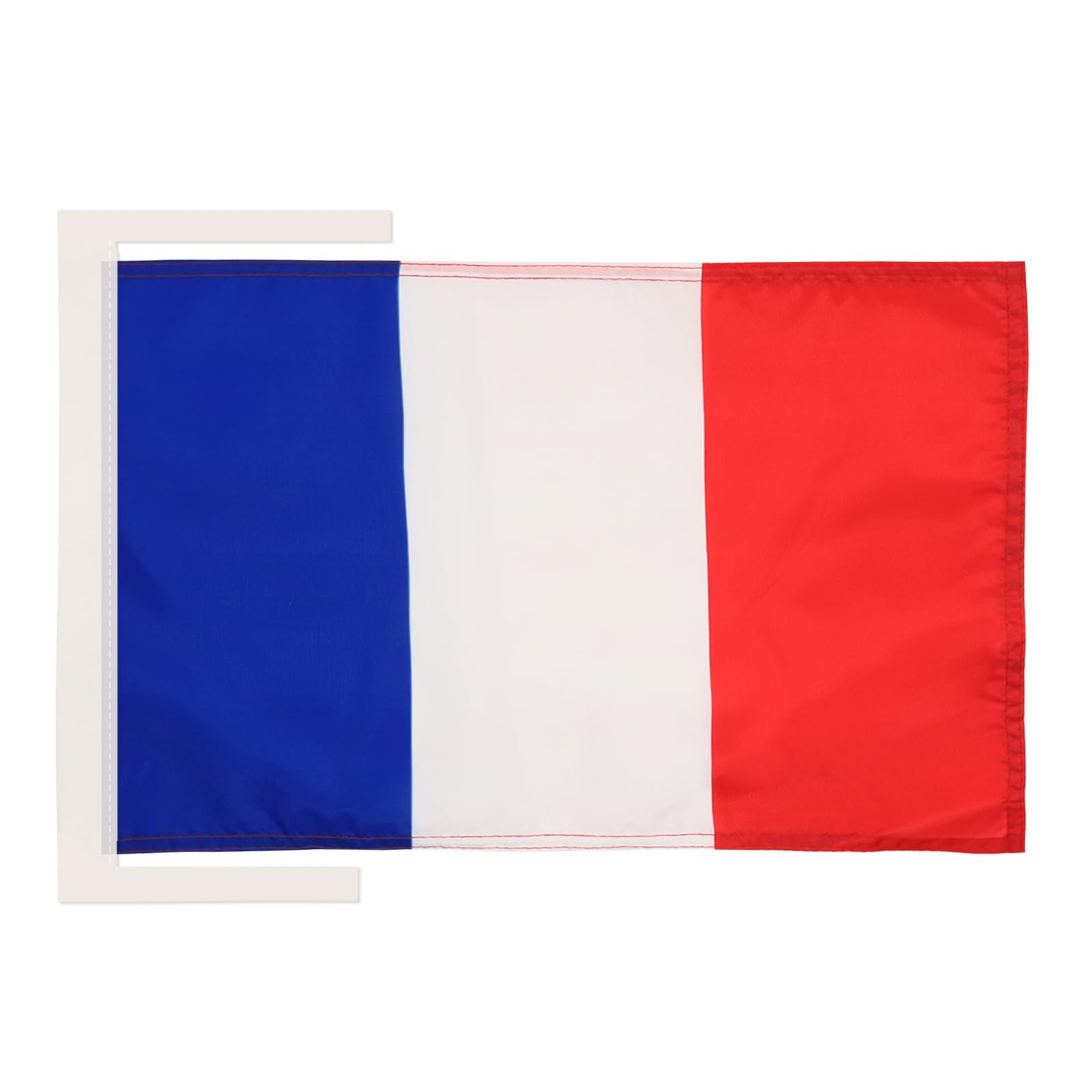 AZ FLAG France Flag 18'' x 12'' cords - French SMALL flags 30 x 45cm - Banner 18x12 in