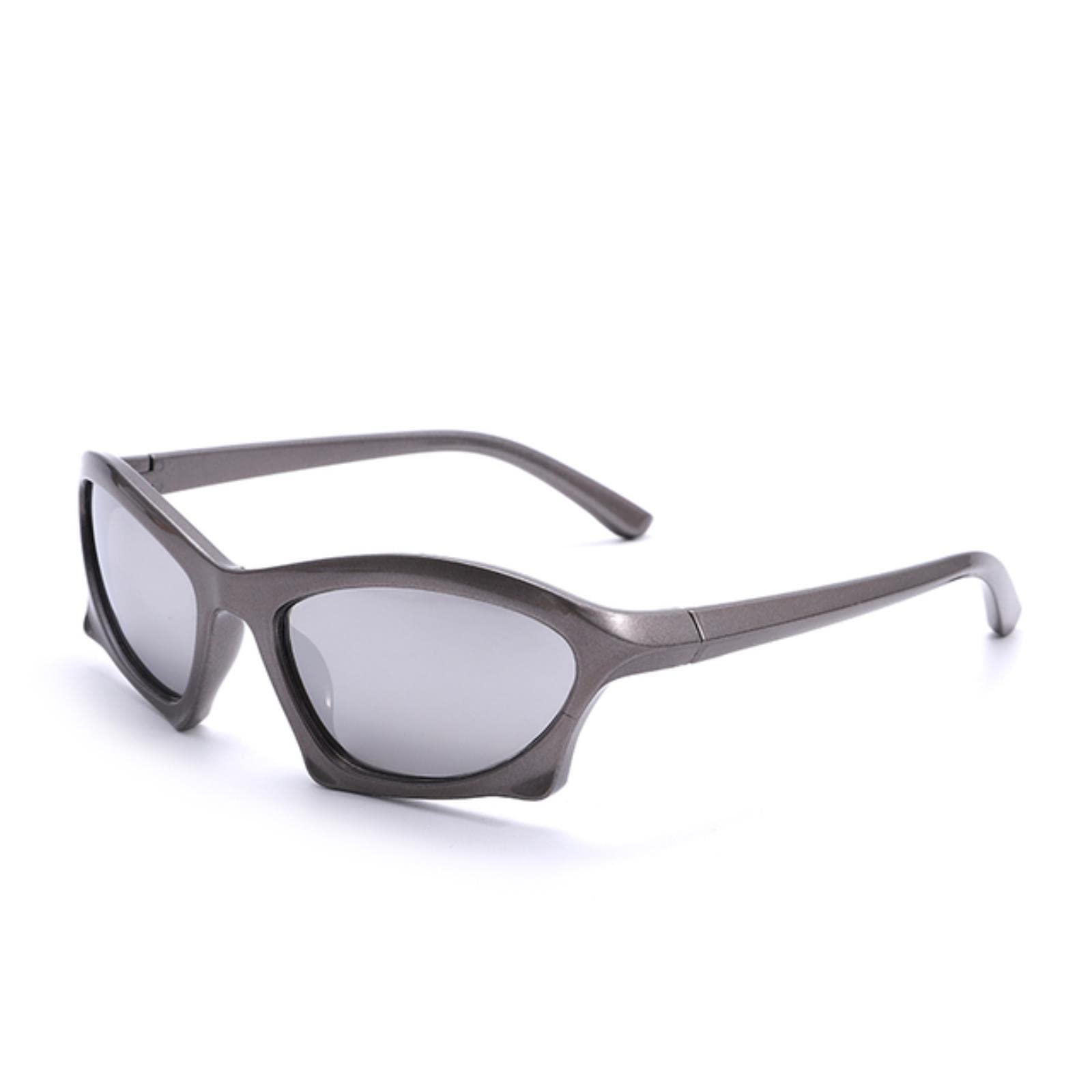 Chunnuan Women's 2 Trend Steampunk Sunglasses Goggle New Men Fashion Sun Glasses Punk Eyewear Y2k Mirror Shades Eyeglasses
