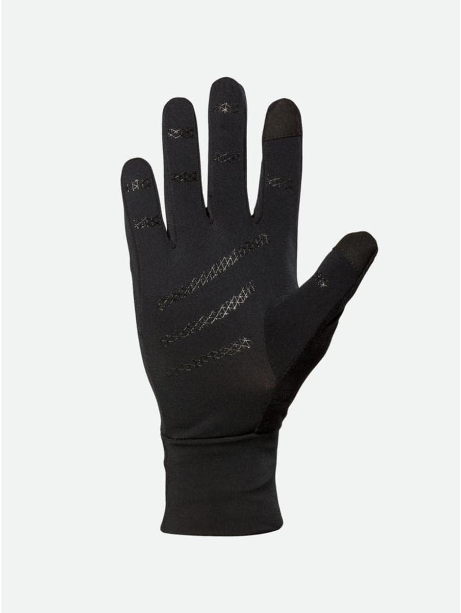 Nathan Reflective Gloves. for Running and Outdoor Activity. Touch Screen Finger for Smartphone Use.