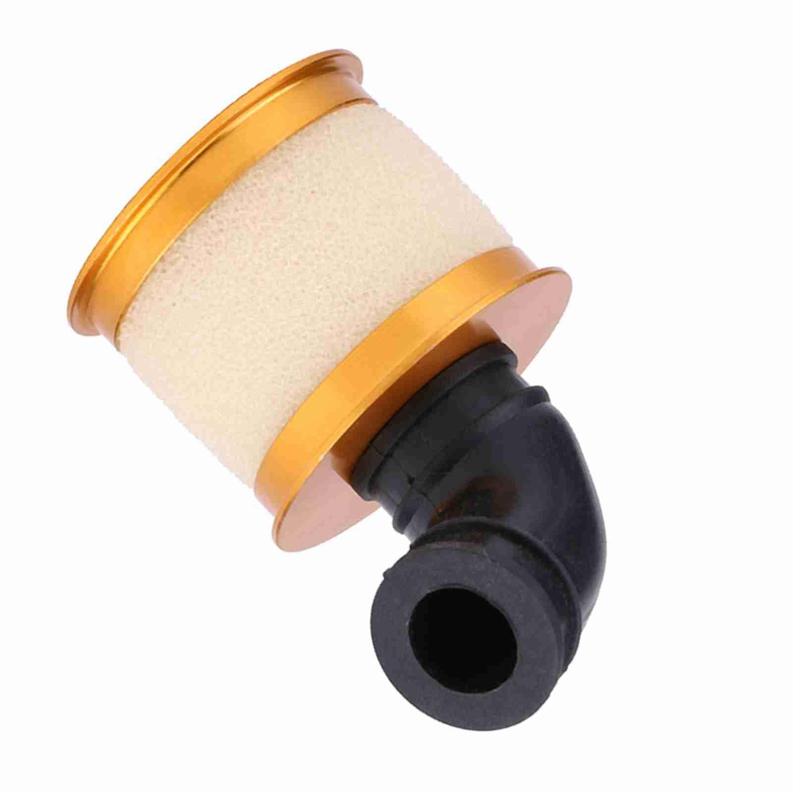 Filtre A Rc 1/8 Alumniumoy + Sponge Rc Car For Hsp 94122/188 1/10 Remote Control Model Vehicle Accessory Rc Luftfilter 1/8 (Gold)