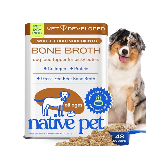 Native Pet Bone Broth for Dogs - Made with Real...