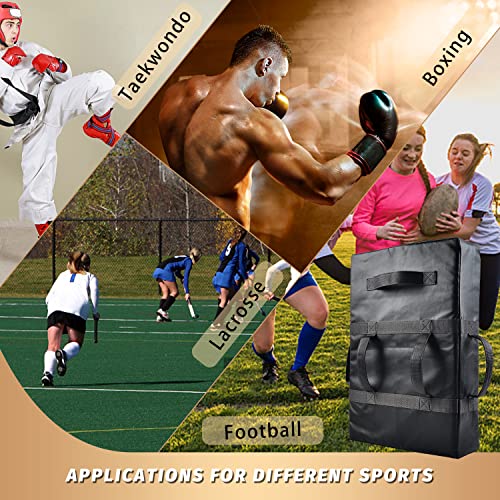 Okayes Blocking Pad For Football Training, Blocking Shield Pad Football Blocking Dummy, 24X16In Foam Blocking Pad With Handle, Sports Blocking Pad Lacrosse Basketball Boxing, Kick Shield Martial Arts #TOP4