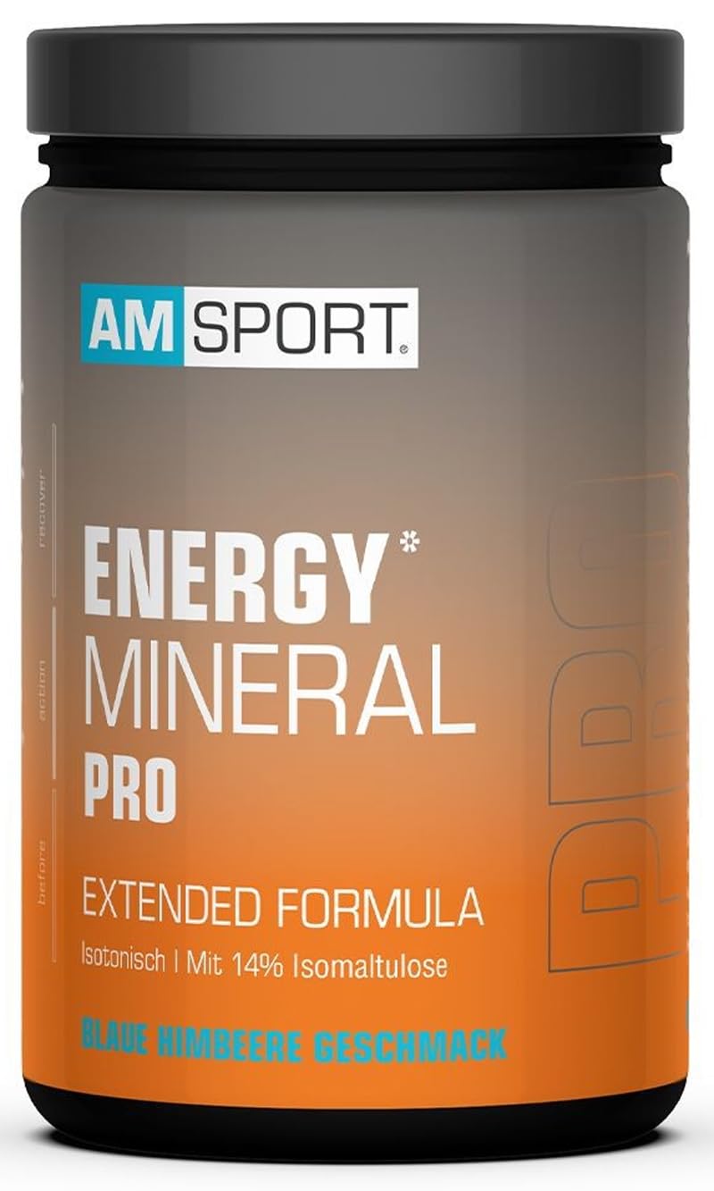 AMSPORT Energy Mineral Pro Pulver 990g Dose Blaue Himbeere