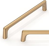 Talentedeco 10 Pack Champagne Bronze Cabinet Pulls 5 Inch (128mm) - Durable Zinc Alloy Kitchen Drawer Handles