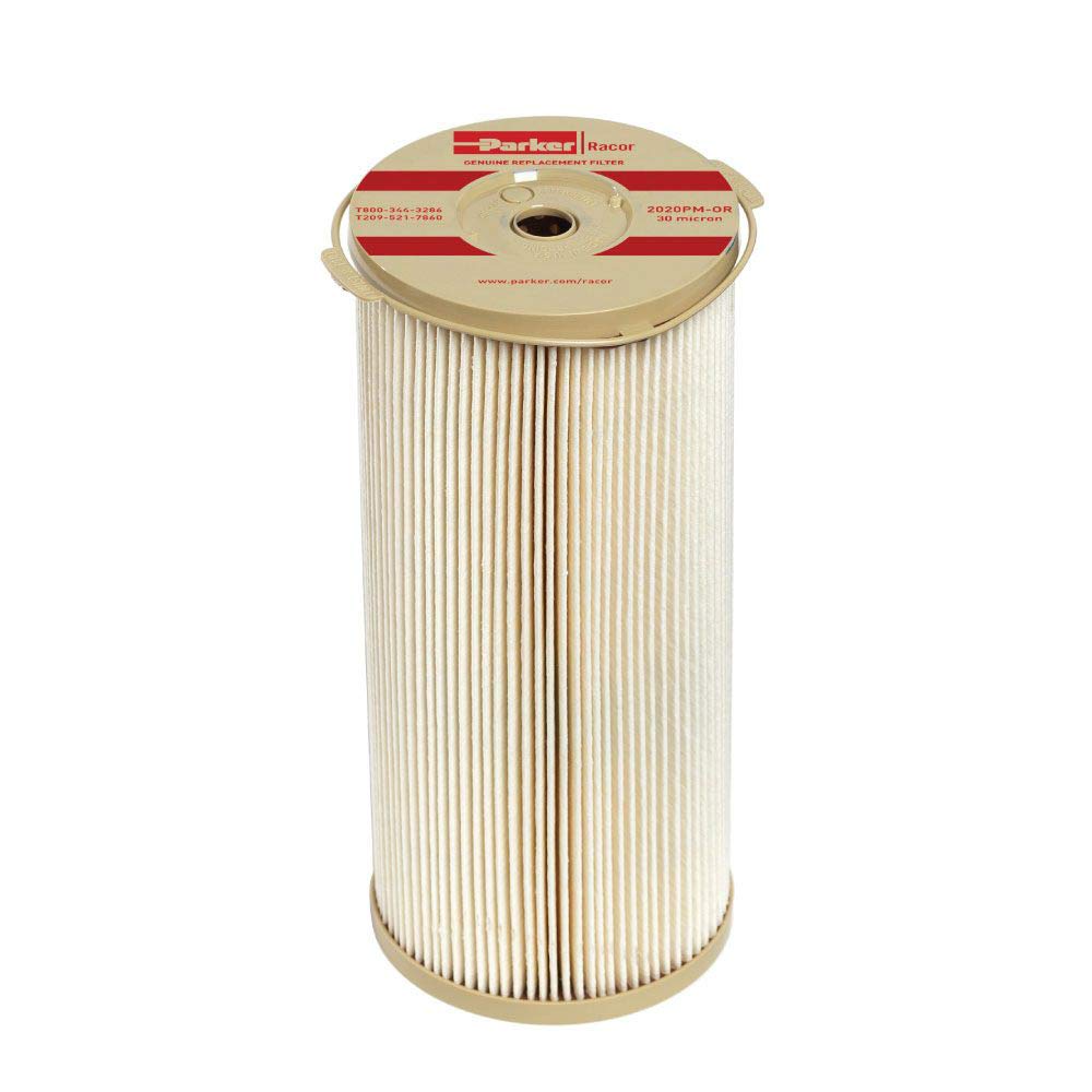 Parker Racor 2020PM-OR Dieselfilter Original-Ersatzteil Serie Turbine 1000 | Filterelement Wasserabscheider Aquabloc 30 Mikron (klassisches Modell) für Diesel- und Bootsmotoren | Ölfilter für Diesel, Öl und Wasser, Filtration 30 Mikron