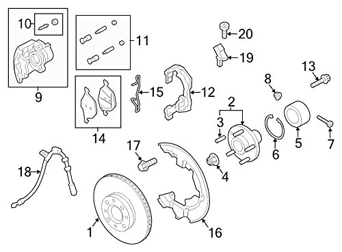 Thumping/Rubbing or Grinding Noise Coming from Transmission - 2013-2016 Ford & Lincoln 6 Ford CV6Z-3B477-A, Axle Nut