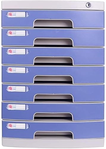 VUIKLCty File Cabinet Desktop, Data Storage File Rack File Rack Lockable Desktop Drawer Organizer Bookcase