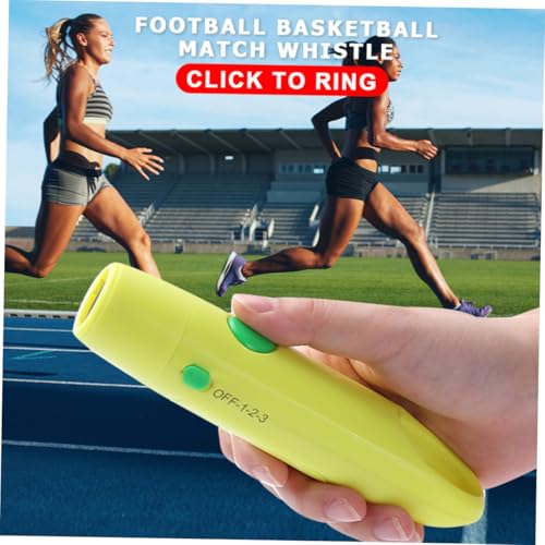 Silbato electrónico amarillo para actividades al aire libre miniatura 4