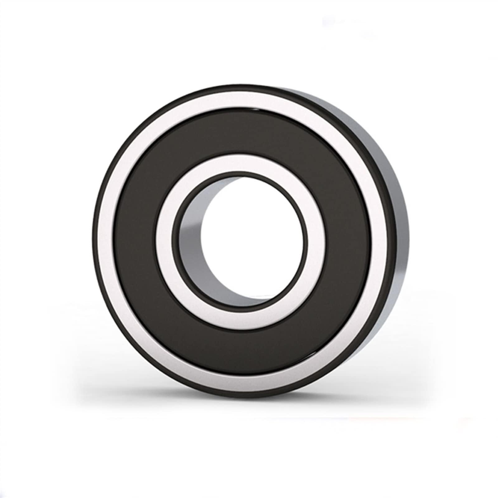 Bearing, 608ZZ 608-2RS Miniature Deep Groove Ball Bearings 3D Printer Parts Bearing Steel 2Pcs)(608zz(8x22x7mm)) Wear Resistance(608zz(8x22x7mm))