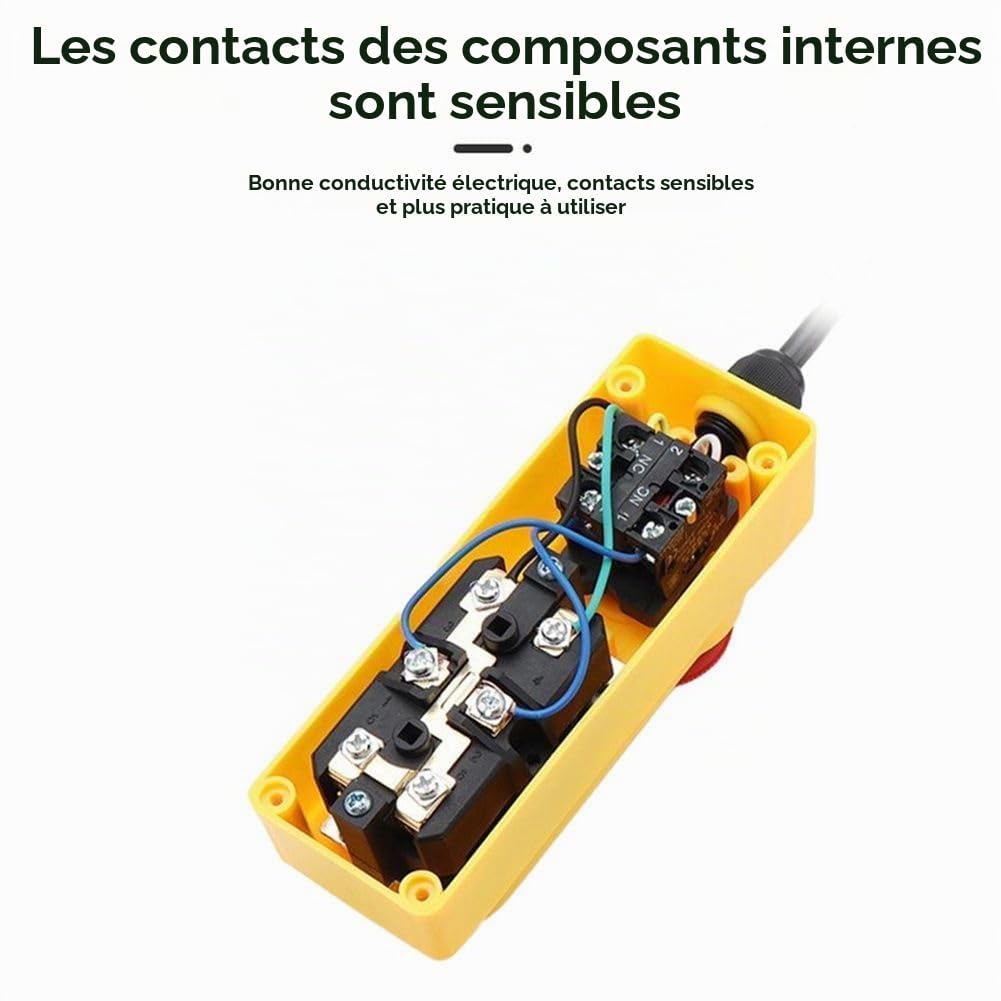 Interrupteur de Levage et Hissage Interrupteur de Levage Électrique 2,2 KW Contrôle Électrique Contrôle Électrique 220V