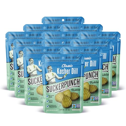 SuckerPunch Pickles in a Pouch 3.4 oz Pouches