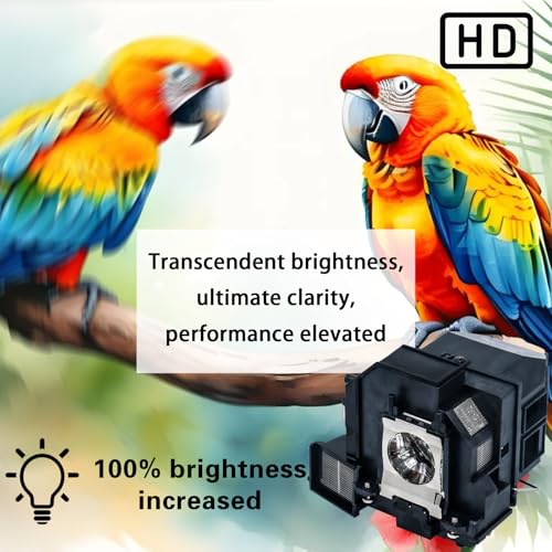 Image of V13H010L92 Replacement Projector Lamp Bulb for Epson ELPLP92 EB-1440Ui EB-1440UT EB-1460Ui EB-1460UT EB-696Ui EB-696UT BrightLink Pro 1450Ui BrightLink Pro 1460Ui EB-14X EB69X with Housing